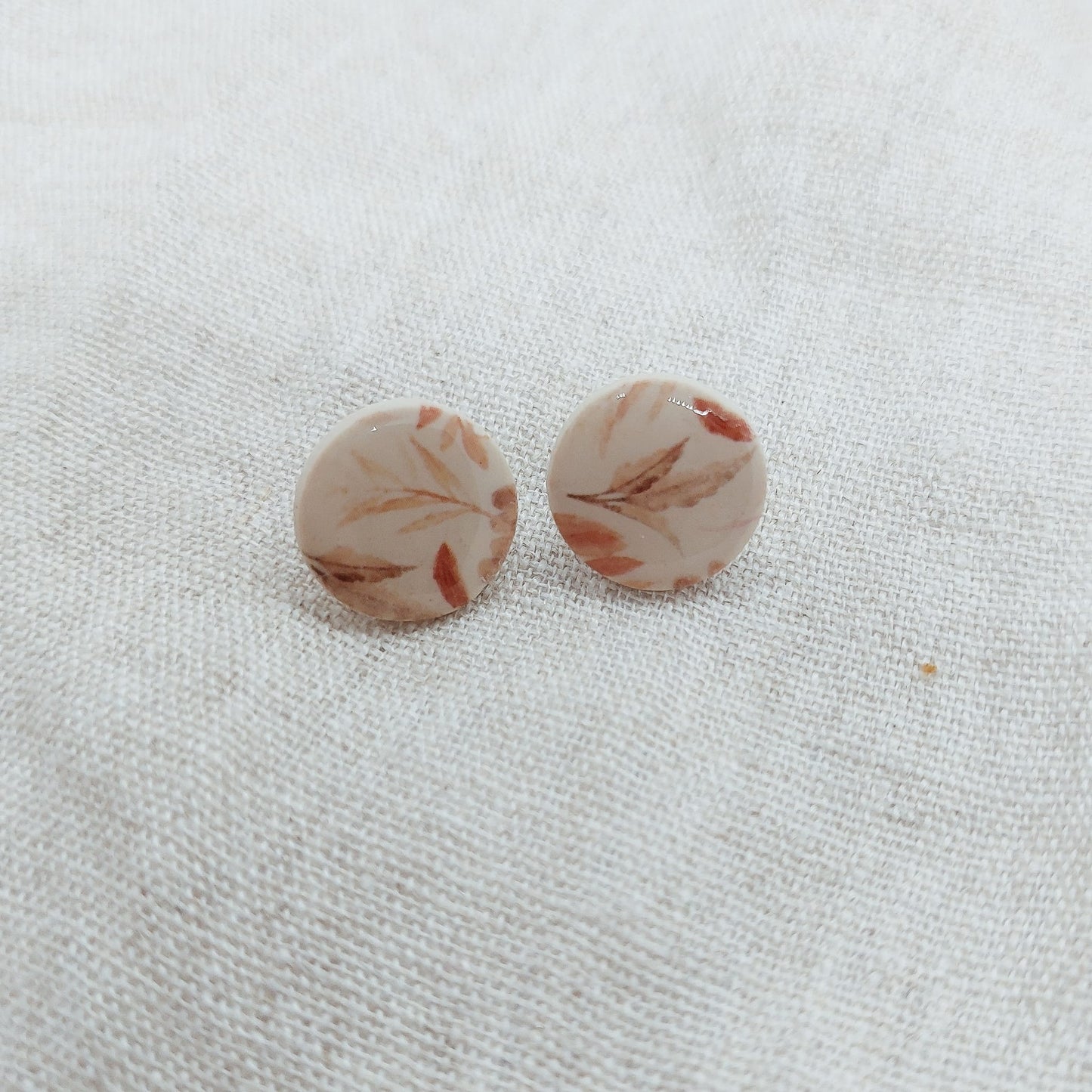 HERFST stud rond - beige