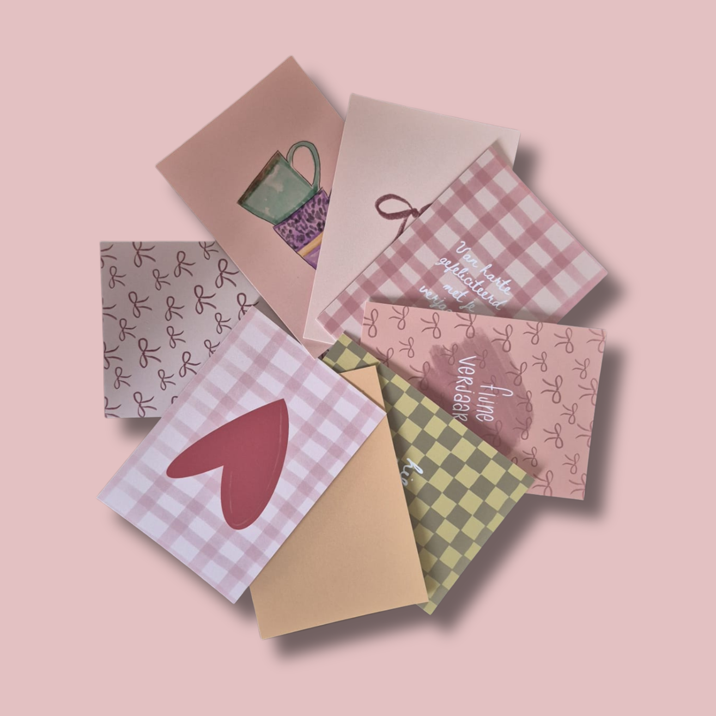 Wenskaart - hele set