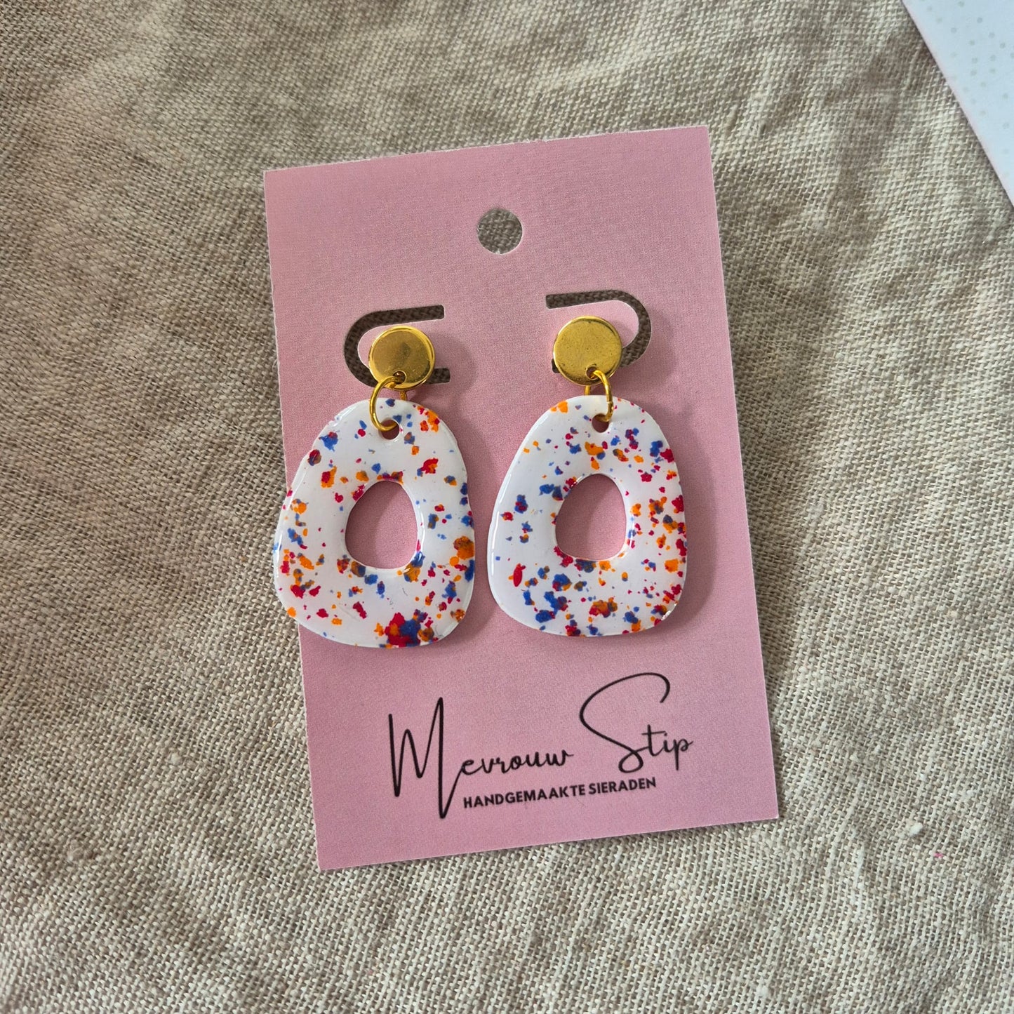 SALE | Maaike - wit spikkels