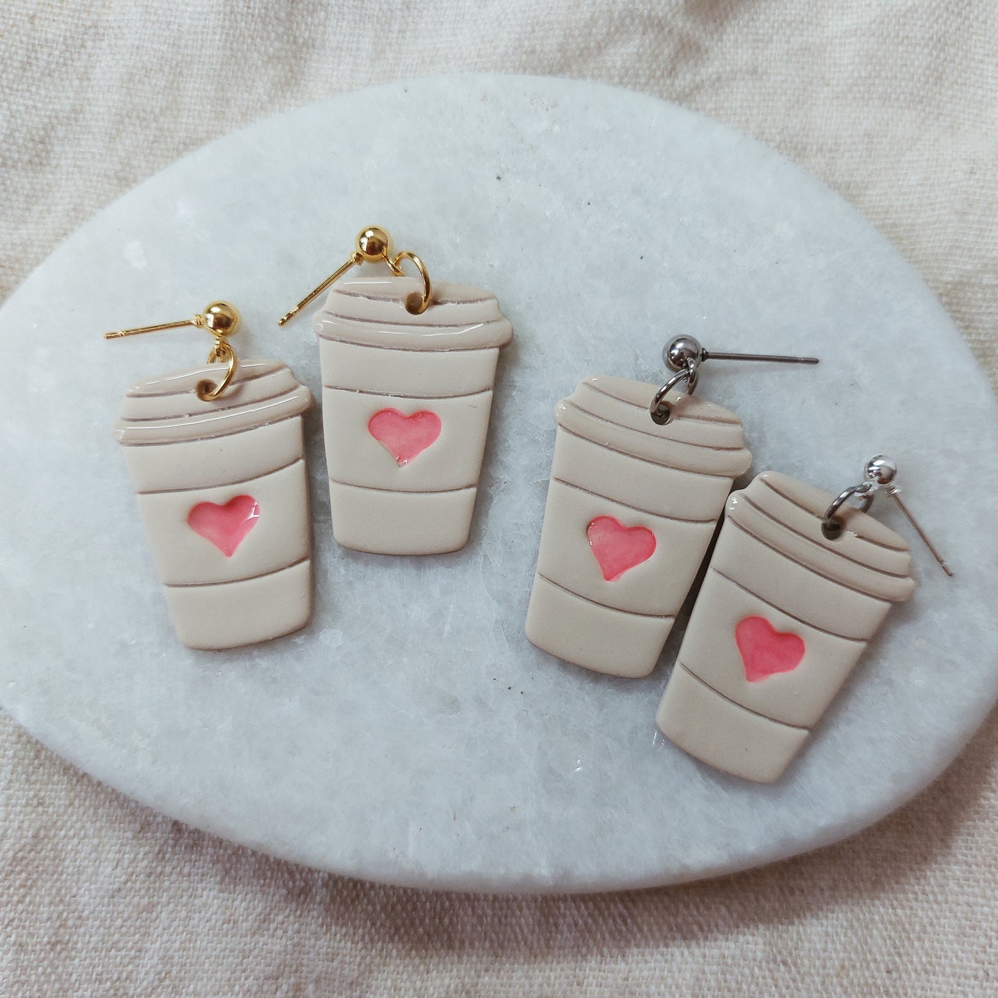 Coffeecup | zand/roze