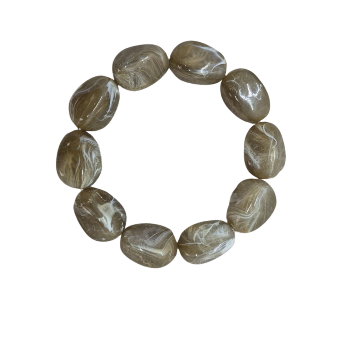 Armband - olijfgroen