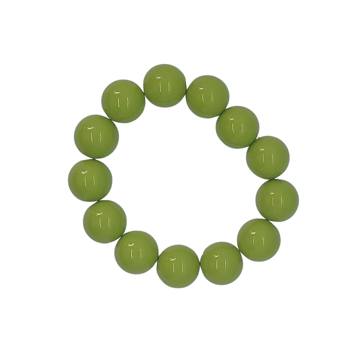 Bubble armband - appelgroen