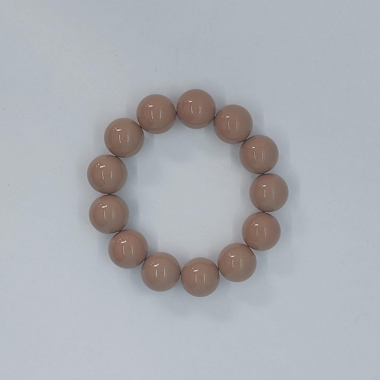 Bubble armband - taupe