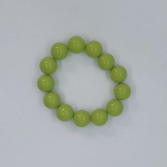 Bubble armband - appelgroen