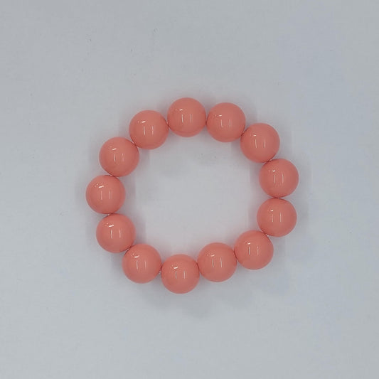 Bubble armband - koraalroze
