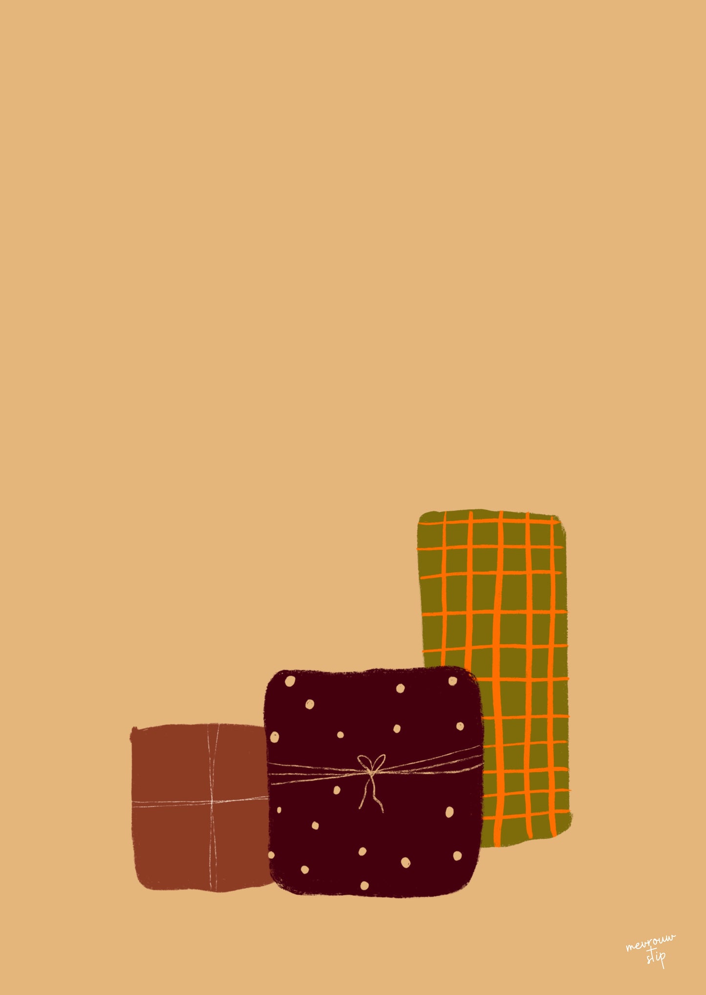 Wenskaart - cadeaus