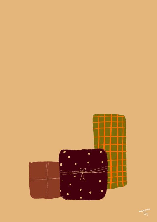 Wenskaart - cadeaus