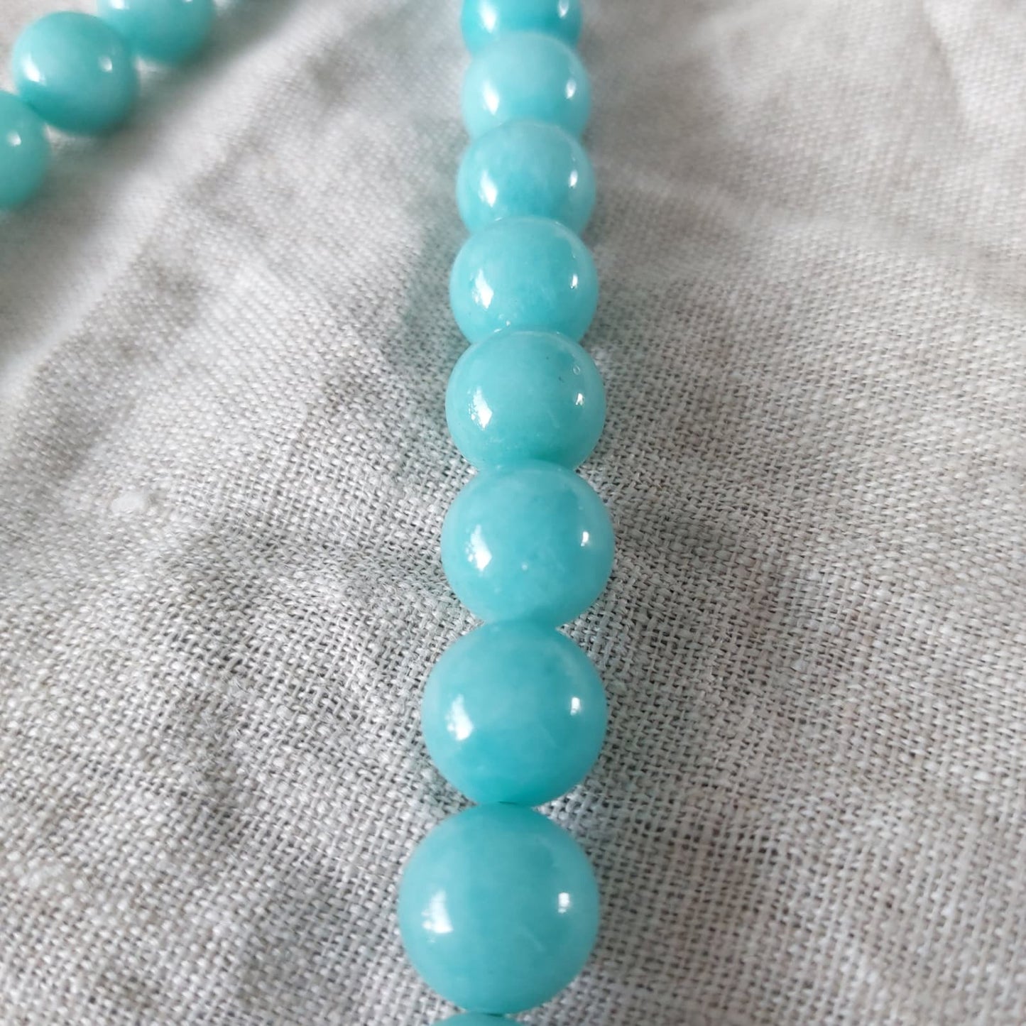 Kralenketting - quablauw