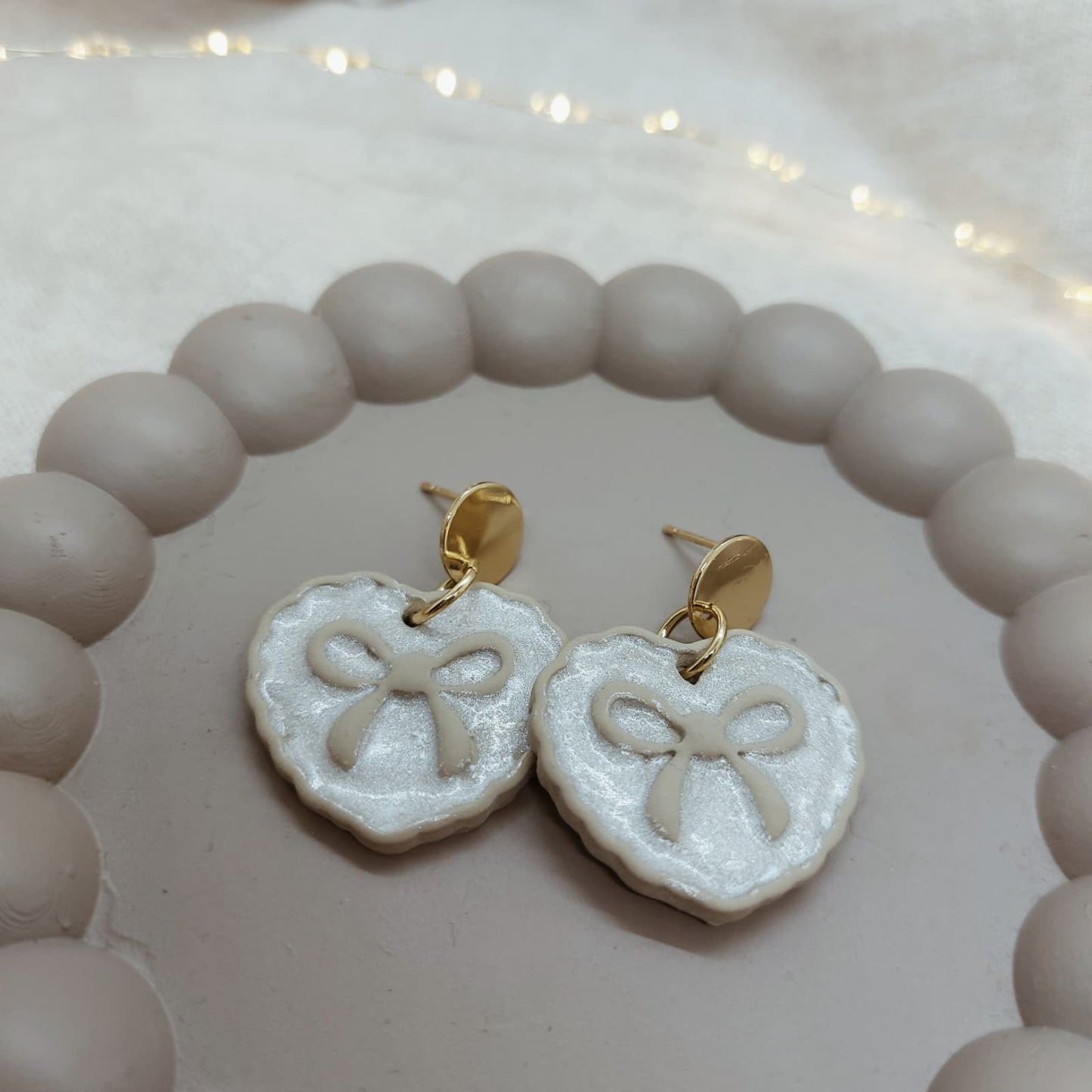 KERST | Hartje/strik - beige