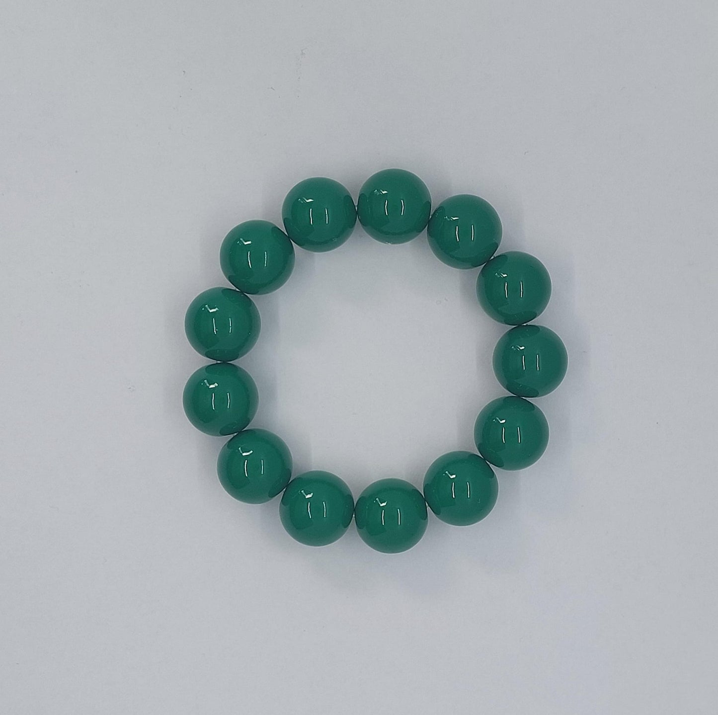 Bubble armband - donkergroen
