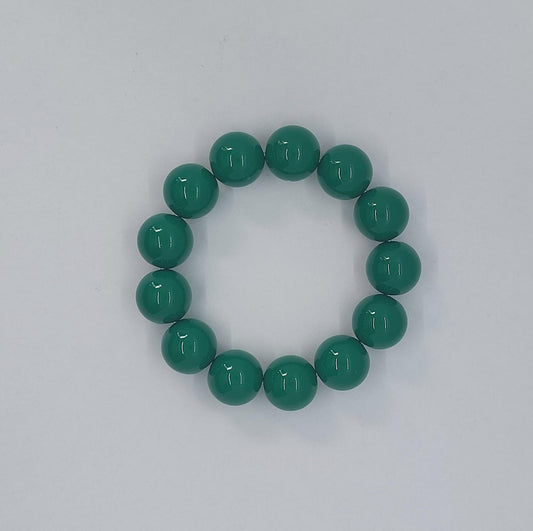 Bubble armband - donkergroen