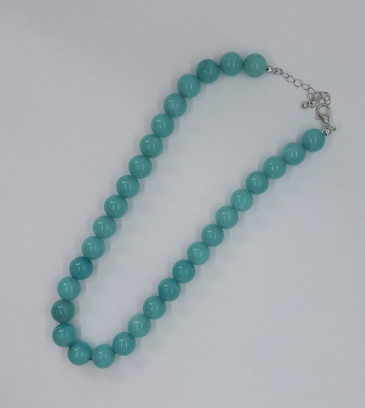 Kralenketting - quablauw