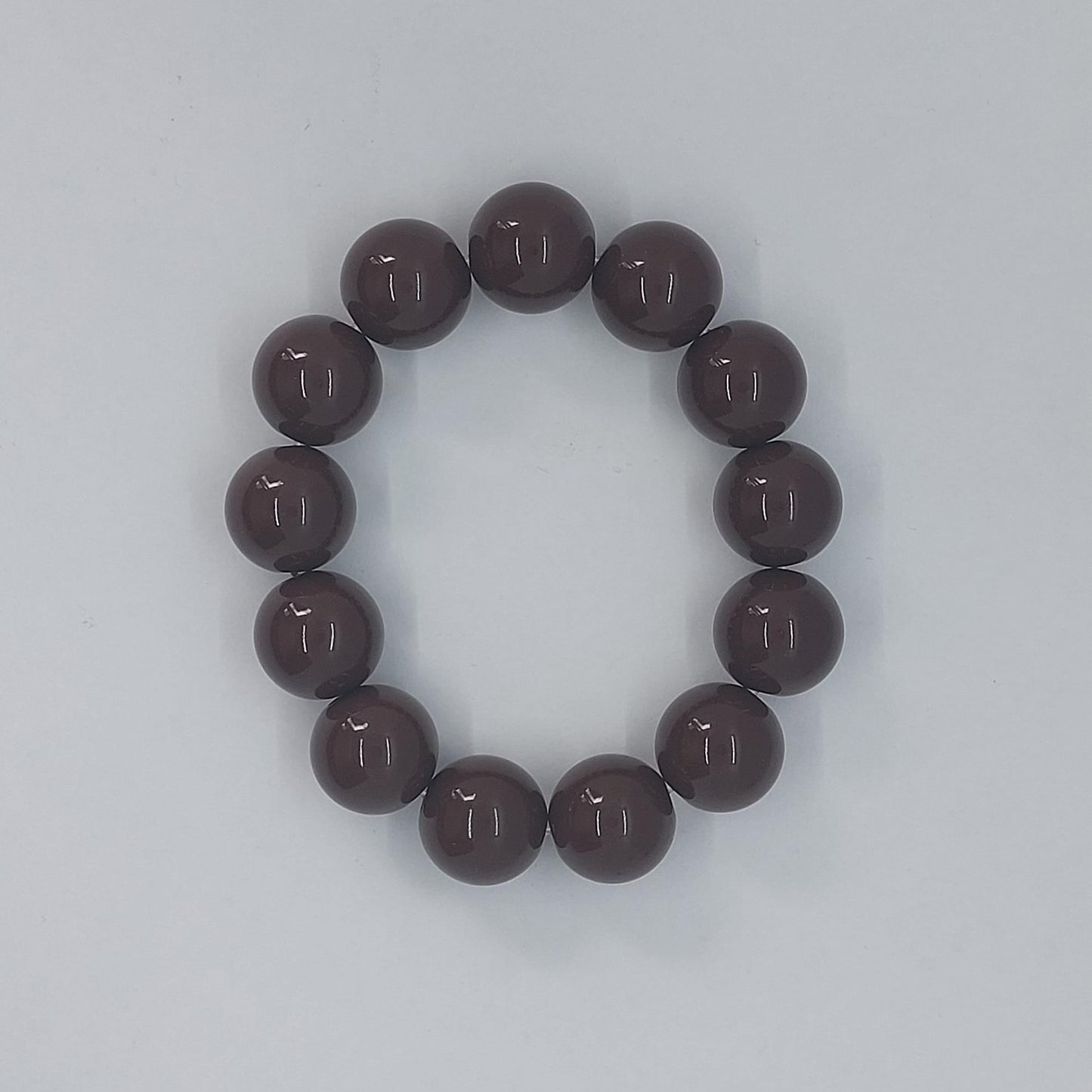Bubble armband - chocoladebruin