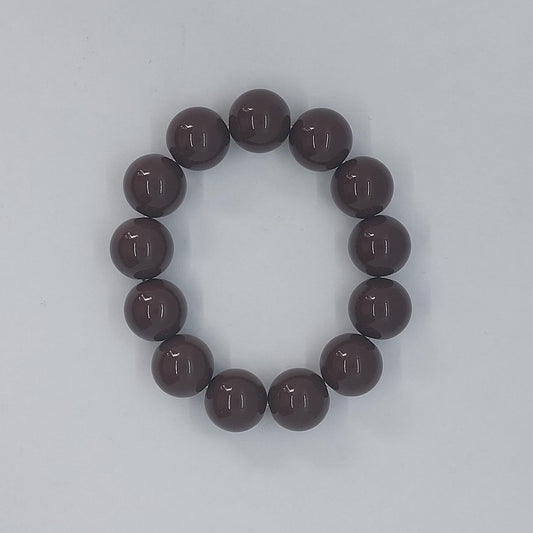 Bubble armband - chocoladebruin