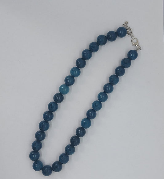 Kralenketting - donkerblauw